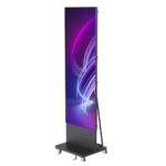 Poster LED de Piso / Pixel Pitch 1.2 mm / Modular (Puede Crecer con Mas Posters) / Case para Transporte / Uso en Interior / Calidad de Video Destacada