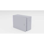 Gabinete para instalación de 1 Batería , Fabricado en Lámina Galvanizada, Accesorios para poste (No incluidos)