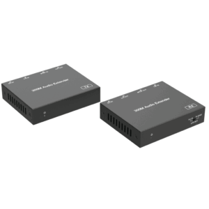 Extensor de Audio | Digital Óptico y Analógico | Transmisión hasta 300 m | Soporte 48/96/192 kHz | Selección de salida en receptor | Función POC bidireccional | Plug-and-Play | Ideal para HDTV, AVR y sistemas multizona