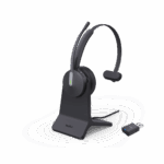 Diadema Inalámbrica WH64 Hybrid Mono de Yealink con Certificación Teams y Busylight Integrado