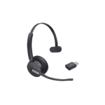 Diadema Inalámbrica WH64 Hybrid Mono UC de Yealink con Bluetooth 5.2 y Conectividad UC Plug-and-Play