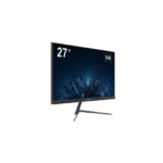 Monitor LED Full HD (1080p) de 27" / Bocinas Integradas / 100 Hz / Ideal para CCTV, Oficina y Hogar / Entrada HDMI-VGA / VESA (100 X 100) / Uso 24/7 / IPS / Ultra Delgado