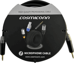 Cable 3.5mm a 3.5mm, conectores color negro MTP3C-BG, length 2m