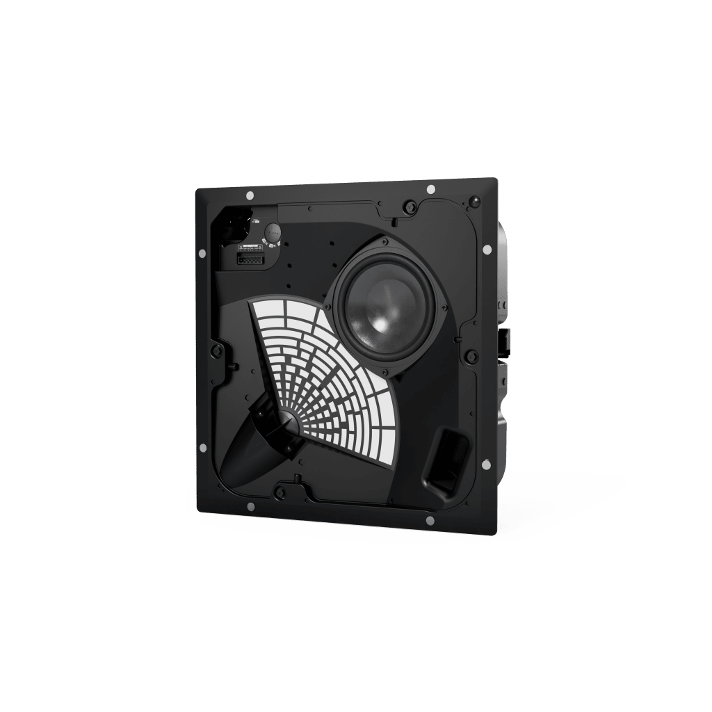 Altavoz Direccional EdgeMax | Bajo Perfil | Cobertura 180° | Montaje en Techo | Crossover Pasivo de 2 Vías | Alta y Baja Impedancia | Tecnología PhaseGuide