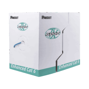 Bobina de Cable UTP 305 Metros (1000 Pies) de Cobre, TX6000? PanNet, Reelex, Azul, Categoría 6 Mejorado (23 AWG), PVC (CMR, Riser), de 4 Pares