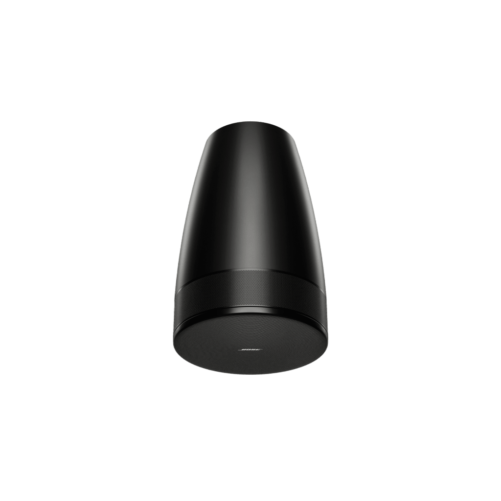 Altavoz Colgante Luna | Designmax | Sistema de Rango Extendido | Array Circular Ring Array™ 8 Drivers | Woofer 8" Integrado | Cobertura 140° | Color Negro
