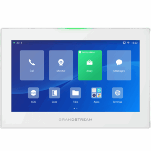 Estación de Intercomunicación SIP con Wi-Fi 6, Bluetooth y Control Total para Agendamiento de Salas y Edificios Inteligentes (Color Blanco)
