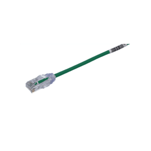 Cable de Parcheo TX6, UTP Cat6, Di?metro Reducido (28AWG), Color Verde, 20 cm (7.87 pulgadas)