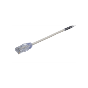 Cable de Parcheo TX6, UTP Cat6, Di?metro Reducido (28AWG), Color Blanco, 20 cm (7.87 pulgadas)