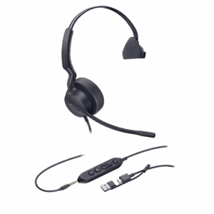 Diadema Alámbrica UH42 SE Mono de Yealink Certificada para Microsoft Teams con USB-C/A