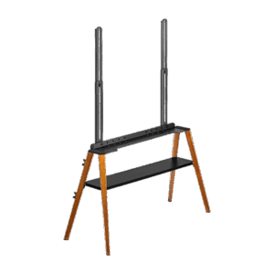 Soporte de TV Easel Studio TV Floor Stand | Compatible VESA 200x200 a 600x400 | Para Pantallas de hasta 75 Pulgadas | Capacidad de Peso 40 kg | Altura Ajustable 905-2590 mm | Incluye Cable Anti-Caída