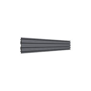 Accesorio_ Riel de Aluminio con Longitud 1000 mm | Incluye Tapas laterales | Compatible con estructura para Videowall | Diseño Modular