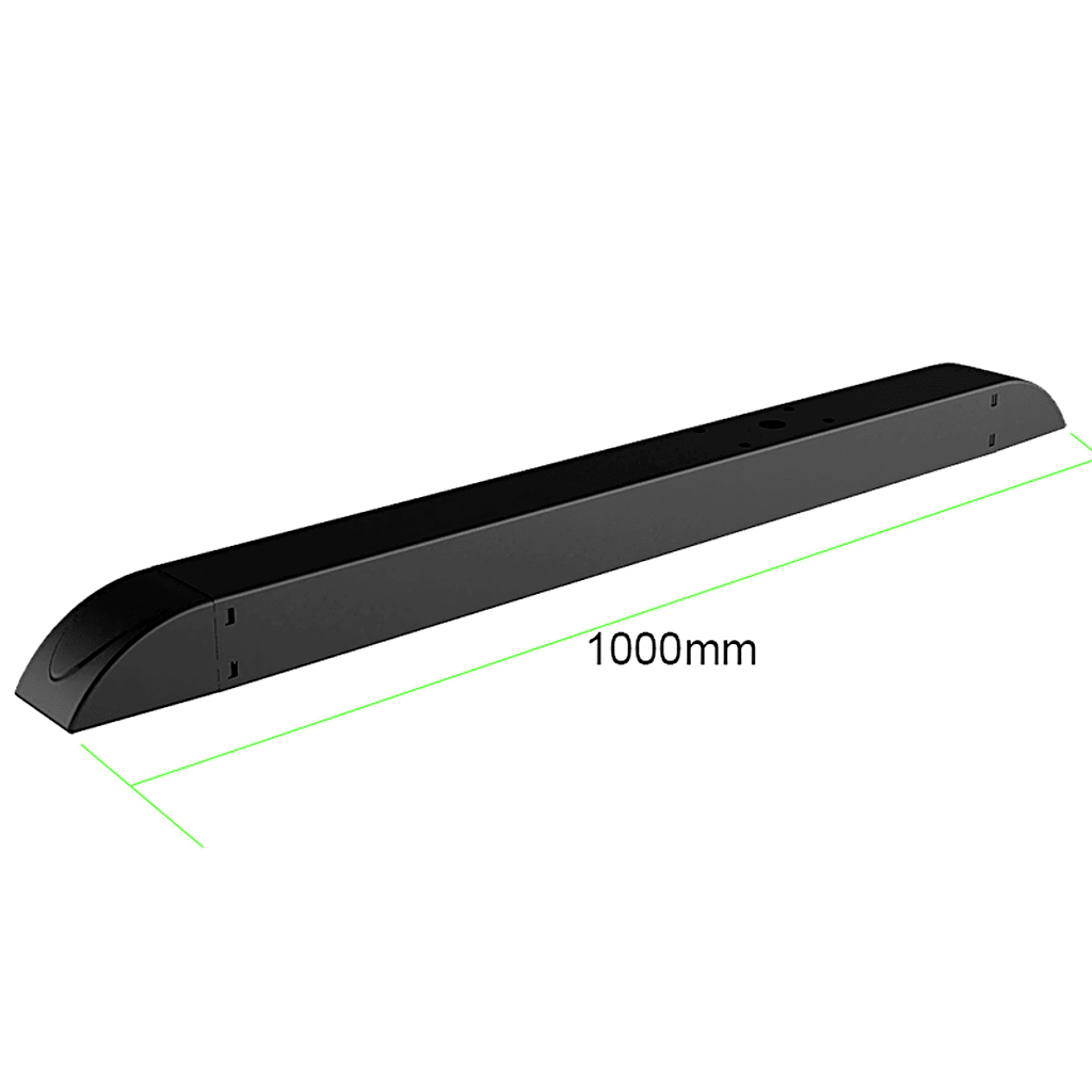 Soporte Estructural para  Videowall con motaje en Piso | Perfil Rectangular  de 1m|  Diámetro de los orificios 20 mm  Post Support 76.5 mm |Incluye Herramientas Allen| 4 Agujeros Pasantes M8