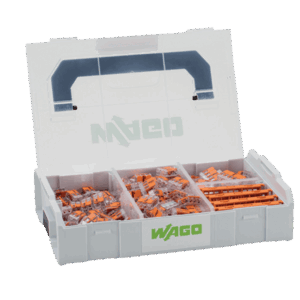 Kit de Bornas de Conexión L-BOXX Mini / Serie 221 / 4 mm² / Transparente / Temperatura 85°C / 4-5 Conductores