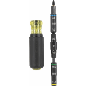 Destornillador / Llave de Tuercas 10 en 1 KNECT™ con Clasificación de Impacto / Compatible con Herramientas Eléctricas / Puntas Intercambiables / Portabrocas KNECT™ de 12 Puntos / Barra de Acero / Torque de 150 in-lb