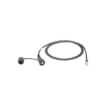Patch Cord Cat6A IndustrialNet, Blindado S/FTP, Con Plug Industrial y Tapa en Un Extremo, 2 Metros (6.56 Pies)