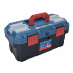 Caja de plástico Reforzada de 19 in. para Herramientas.