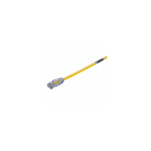 Cable de Parcheo UTP Cat6A, CM/LSZH, Di?metro Reducido (28AWG), Color Amarillo, 1.22 Metros (4 Pies)