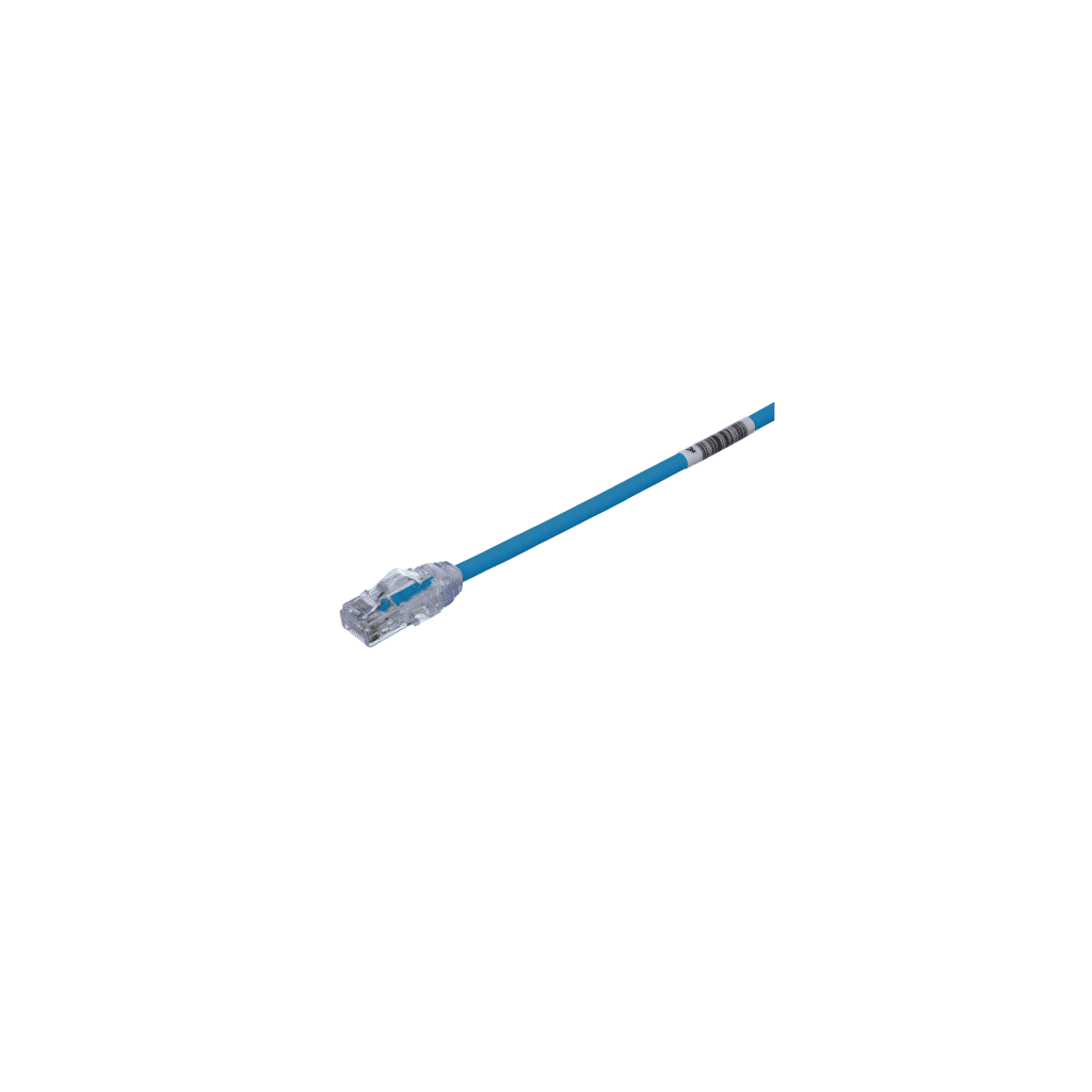 Cable de Parcheo UTP Cat6A, CM/LSZH, Di?metro Reducido (28AWG), Color Negro, 2.13 Metros (7 Pies)