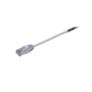 Cable de Parcheo TX6, UTP Cat6, Di?metro Reducido (28AWG), Color Blanco Mate, 3.35 Metros (11 Pies)