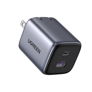 Cargador de 35W serie Nexode | 2 Puertos de Carga Rápida | USB-C y USB-A | Tecnología GaN II | Power Delivery 3.0 | Quick Charge 4.0 | Chip Confiable y Carga Inteligente | Optimiza la Experiencia de Carga | Tecnología Thermal Guard.