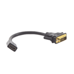 Convertidor DVI Macho a HDMI Hembra | Bidireccional | DVI 24+1 | 1080P@60Hz | Cable de 22 cm (8.66 Pulgadas) | Negro - Image 2