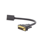 Convertidor DVI Macho a HDMI Hembra | Bidireccional | DVI 24+1 | 1080P@60Hz | Cable de 22 cm (8.66 Pulgadas) | Negro - Image 4