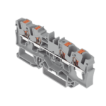 Borna de Paso / 4 Conductores / Push-in CAGE CLAMP® / 4 mm² / 32 A / 800 V / Carril DIN / ATEX IECEx / Prueba Ø4 mm - Image 2