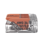 Borne de Conexión con Palancas / 3 Conductores / Carcasa Transparente / Tecnología CAGE CLAMP® / 4 mm² (12 AWG) / 450V 32A / T85 - Image 2
