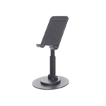 Soporte para Teléfono Celular Giratorio | 360° de Rotación | Angulo Ajustable | Altura Ajustable 17-20cm  | Antideslizante | Ejes Giratorios de Alta Precisión| Plegable | Aluminio | Color Gris - Image 3
