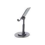 Soporte para Teléfono Celular Giratorio | 360° de Rotación | Angulo Ajustable | Altura Ajustable 17-20cm  | Antideslizante | Ejes Giratorios de Alta Precisión| Plegable | Aluminio | Color Gris - Image 7