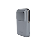 Power Bank Serie UNO Inalambrico | 10000mAh | 7.5W/20W  |  Con Emojis de Estado | Carga Rápida USB-C Bidireccional  | Pantalla TFT  Inteligente | Con Holder | Color Grey. - Image 5