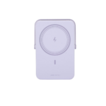 Power Bank Serie UNO Inalambrico | 10000mAh | 7.5W/20W  |  Con Emojis de Estado | Carga Rápida USB-C Bidireccional  | Pantalla TFT  Inteligente | Con Holder | Color Purple. - Image 6