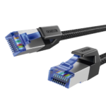 Cable Ethernet Cat8 CLASS F/FTP Redondo con Malla de Nylon 1 Metro (3.28 Pies) - Image 2