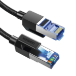Cable Ethernet Cat8 CLASS F/FTP Redondo con Malla de Nylon 1 Metro (3.28 Pies) - Image 3