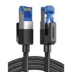 Cable Ethernet Cat8 CLASS F/FTP Redondo con Malla de Nylon 1 Metro (3.28 Pies)