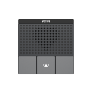 Mini Intercomunicador Wi-Fi para hotelería, hospitales, con diseño elegante, PoE, 3 botones, 1 relevador integrado de salida y entrada.