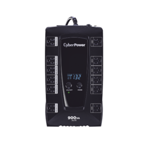 UPS de 900 VA/480 W, Topología Línea Interactiva, Entrada 120 Vca NEMA 5-15P, Tipo Gabinete Compacto, Con 12 Tomas NEMA 5-15R