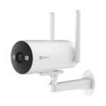Cámara Bala / 4G / Resolución 3 Megapixel (2K) / Visión Nocturna en Color / AI Detección de Humanos y Vehículos / Defensa Activa con Sirena y Luz Estroboscópica / IP67