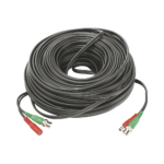 Cable Coaxial (BNC RG59) + Alimentaci?n / SIAMES / 50 Metros (164 Pies) / 100% COBRE / Para C?maras 4K / Uso Interior y Exterior