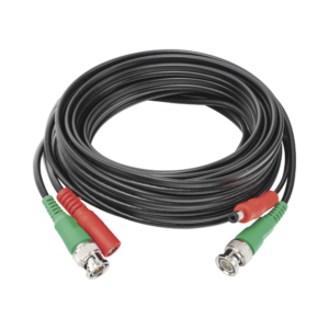 Cable Coaxial (BNC RG59) + Alimentaci?n / SIAMES / 5 Metros (16.40 Pies) / 100% Cobre / Para C?maras 4K / Uso Interior y Exterior