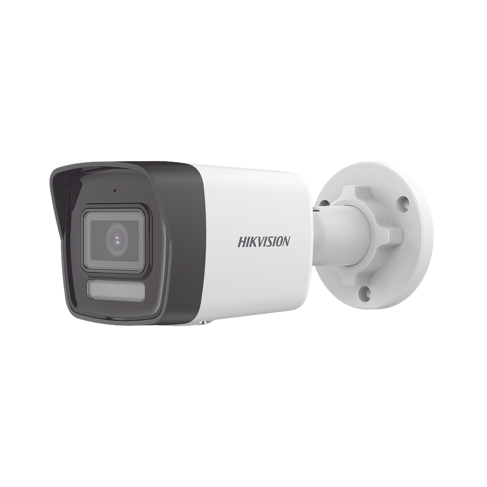 [Dual Light] Bala IP 4 Megapixel / Lente 2.8 mm / 30 mts IR + 30 mts Luz Blanca / Micrófono Integrado / ACUSENSE Lite / Exterior IP67 / H.265 / PoE  / Micro SD