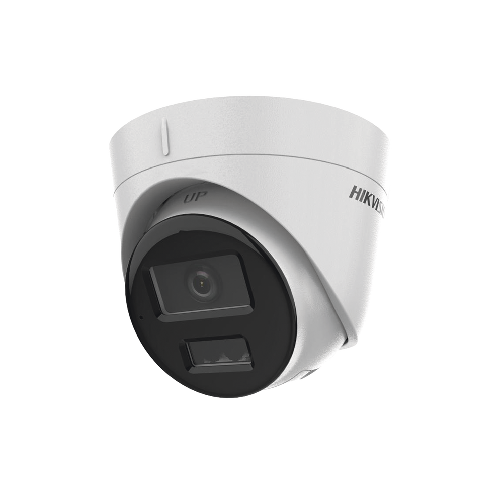 [Dual Light] Turret IP 2 Megapixel / Lente 2.8 mm / 30 mts IR + 30 mts Luz Blanca / Micrófono Integrado / ACUSENSE Lite / Exterior IP67 / H.265 / PoE / ONVIF / Micro SD