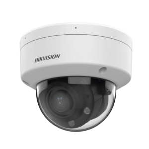 Domo IP 4 Megapíxel / Lente Motorizado 2.8 a 12 mm / Dual Light (30 mts IR + 30 mts Luz Blanca) / ACUSENSE Lite / Microfono Integrado / Exterior IP67 / IK08 / WDR 120 dB / PoE  / Micro SD
