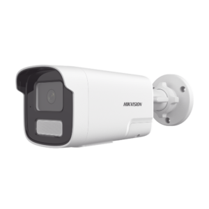 [PROTECCIÓN ACTIVA] Bala IP 4 Megapíxel / ACUSENSE Lite (Detección de Humanos y Vehiculos) / Lente 4 mm / Audio de Dos Vías /  Luz Intermitente y Alerta de Audio / 50 Mts IR EXIR 2.0 / Exterior IP67 / WDR 120 dB / PoE