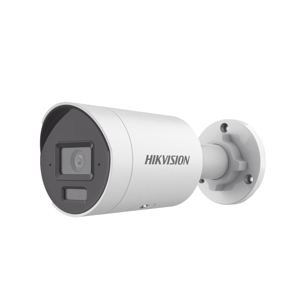 [Dual Light + 2 Micrófonos Integrados] Bala IP 8 Megapixel (4K) / Lente 2.8 mm / 40 mts Luz Blanca + 40 mts IR / ACUSENSE / Exterior IP67 / WDR 120 dB / PoE  / Micro SD / Metal / ACUSEEK