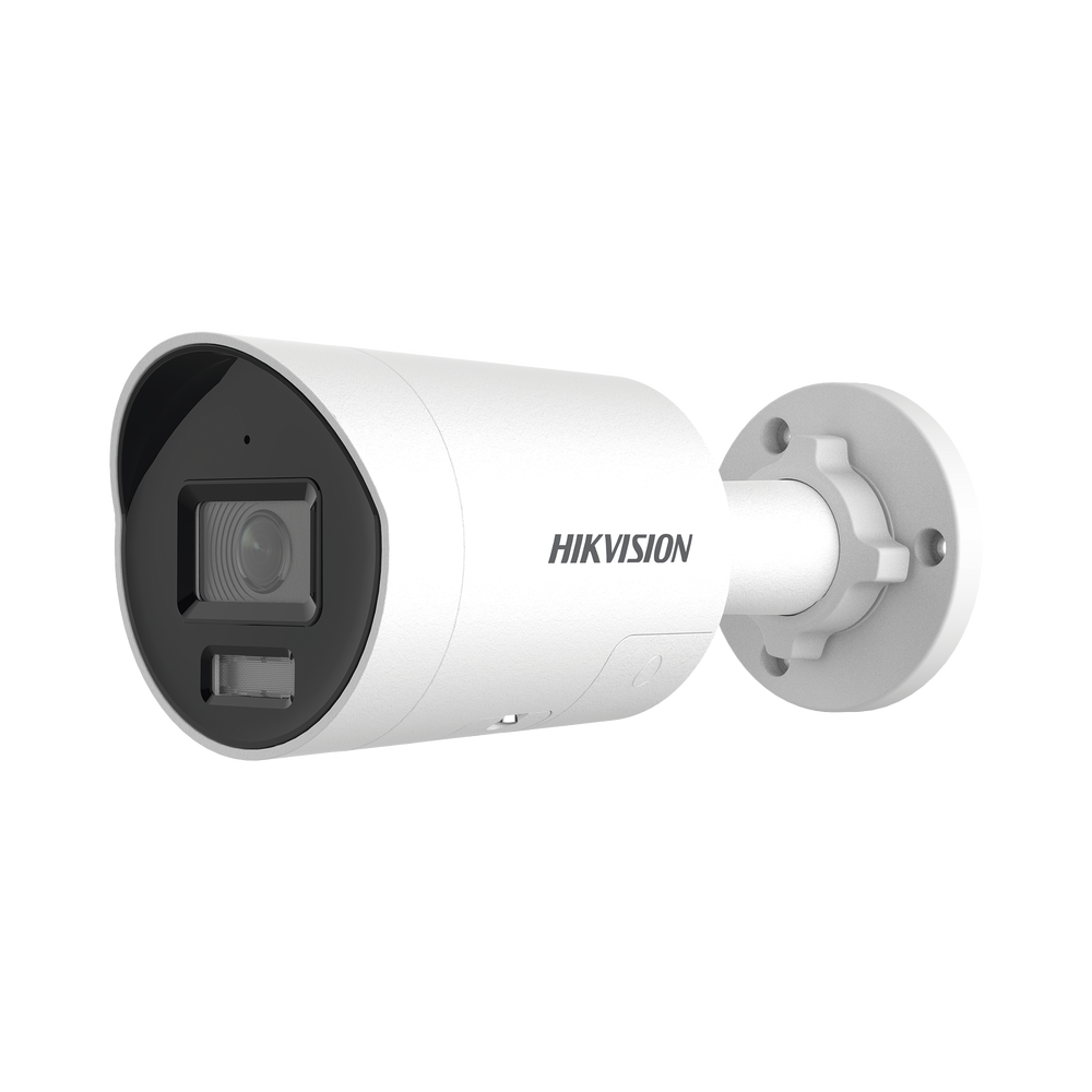 [Dual Light + ColorVu 3.0 + HikAI] Bala IP 8 Megapixel / Lente 2.8 mm / 40 mts IR + Luz Blanca / 2 Microfonos Integrados / Exterior IP67 / Estrobo Azul y Rojo / WDR 130 dB / ACUSENSE 3.0 / Metal / NEMA 4X / ACUSEEK