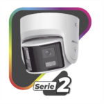 [FlexVu] [PROTECCIÓN ACTIVA] Turret IP 4 Megapixel / 2 Lentes de 2.8 mm (Imagen Panorámica 180°) / 30 mts IR / Exterior IP67 / Luz Intermitente y Alerta de Audio / Audio Bidireccional / ACUSENSE / WDR 120 dB / Micro SD - Image 2