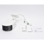 [FlexVu] [PROTECCIÓN ACTIVA] Bala IP Panorámica 4 Megapixel / 2 Lentes 2.8 mm (180°) / Imagen a Color 24/7 (ColorVu) / PoE / WDR 130° / IP67 / ACUSENSE / Luz Estroboscópica y Alarma Audible / 40 mts Luz Blanca / Micro SD - Image 2