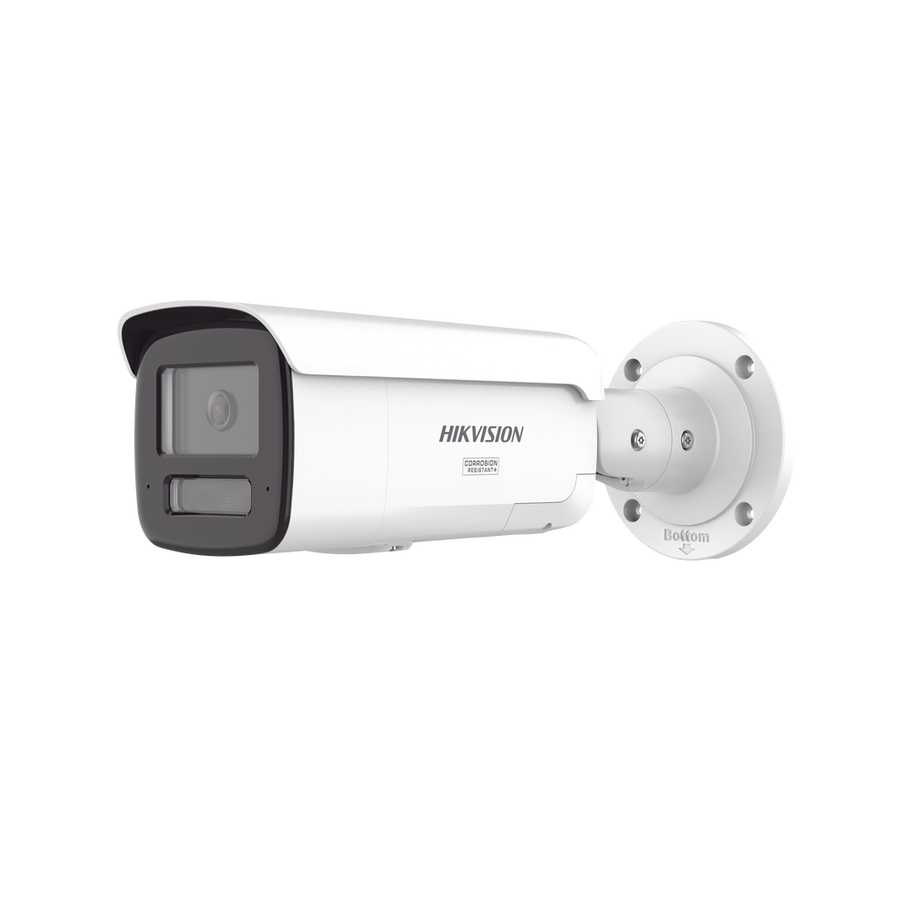 [Dual Light + ColorVu 3.0 + HikAI] Bala IP 4 Megapixel / Lente 4 mm / 60 mts IR + Luz Blanca / Exterior IP67 / WDR 130 dB / ACUSENSE 3.0 / Metal / NEMA 4X / ACUSEEK